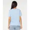 Rip Curl Women's EWG Lei Lei Relaxed Tee Blue Wind - Image 3