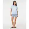 Rip Curl Women's EWG Lei Lei Relaxed Tee Blue Wind - Image 4