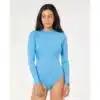 Rip Curl Women's Premium Surf LS Surf Suit Azure Blue