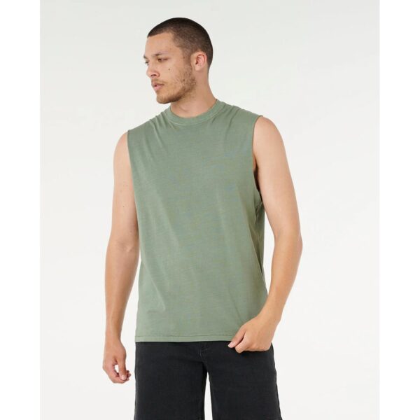 Rip Curl Men's Plain Wash Muscle Cactus Green