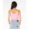 Rip Curl Sunset Laua Textured Tee Pink - Image 3