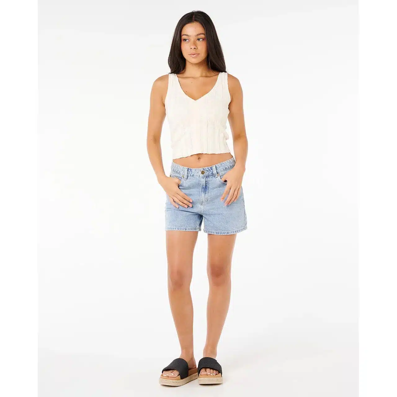Rip Curl Sunset Luau Knit Top Off White 4 Rip Curl Sunset Luau Knit Top Off White - Image 4
