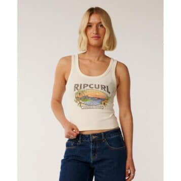 Rip Curl Women's Sunset Ribbed Tank Bone