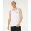 Rip Curl Men's Dazed And Tubed Tank White
