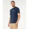 Rip Curl Men's Vaporcool MF Fade Tee Navy 7 ripcurl vaporcool navy1