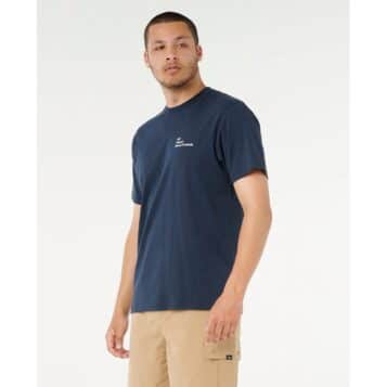 Alternative view of Rip Curl Men's Vaporcool MF Fade Tee Navy