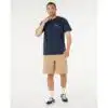 Rip Curl Men's Vaporcool MF Fade Tee Navy 9 ripcurl vaporcool navy3