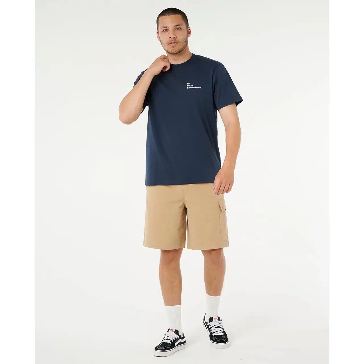 Rip Curl Men's Vaporcool MF Fade Tee Navy 4 Rip Curl Men's Vaporcool MF Fade Tee Navy - Image 4