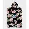 Roxy Stay Magical Printed Hooded Towel Anthracite