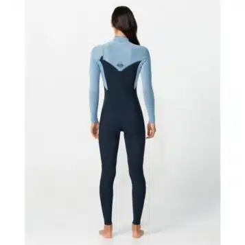 Alternative view of O'Neill Women's 4/3mm Hyper Fire Chest Zip Faded Denim