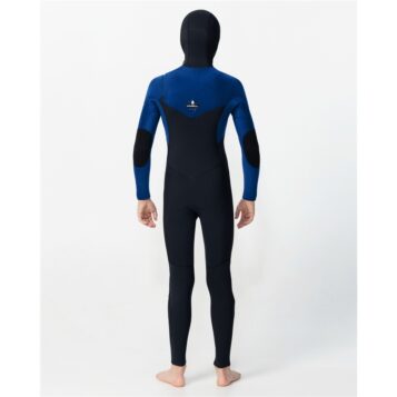 Alternative view of O'Neill Youth Hyperfreak Chest Zip 5/4+ Hooded Wetsuit Black/Twilight