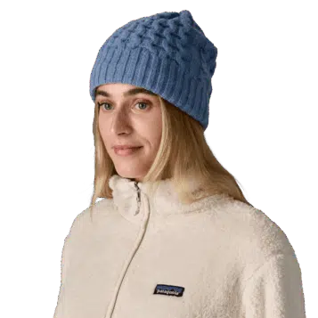 Alternative view of Patagonia Coastal Cable Beanie Barnacle Blue