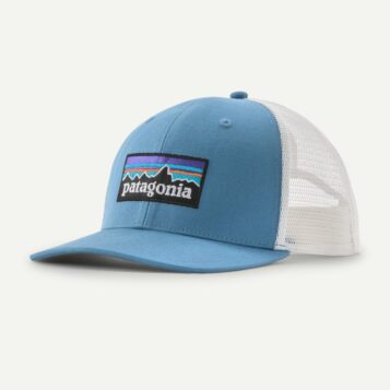 Patagonia P-6 Logo Trucker Hat Shore Blue