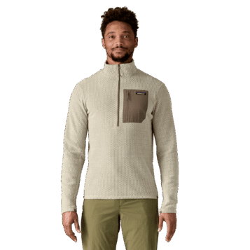 Alternative view of Patagonia Men's R1 Air Fleece Zip-Neck Pelican