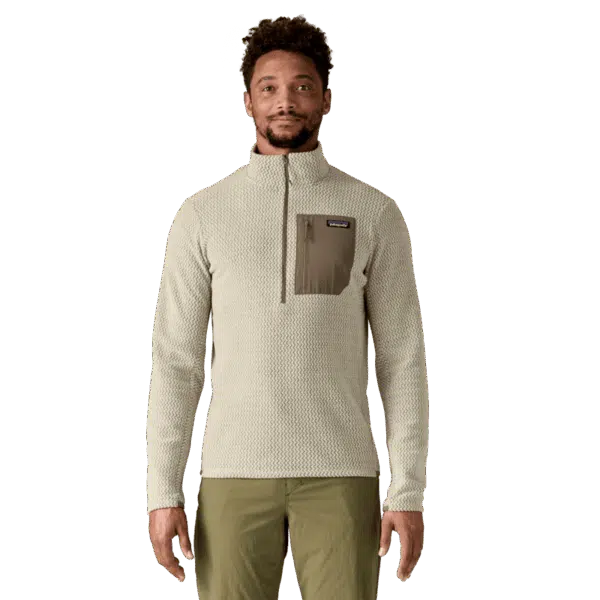 Alternative view of Patagonia Men's R1 Air Fleece Zip-Neck Pelican