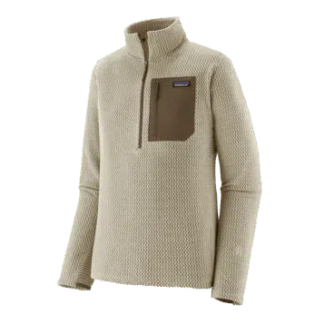 Patagonia Men's R1 Air Fleece Zip-Neck Pelican