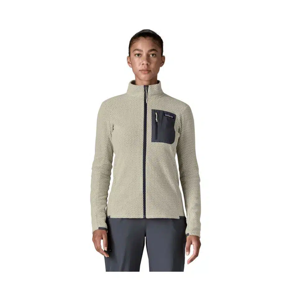Patagonia Women's R1 Air Jacket Wool White 3 Patagonia Women's R1 Air Jacket Wool White - Image 3