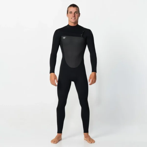 O'Neill Men's 4/3mm Defender Chest Zip Black