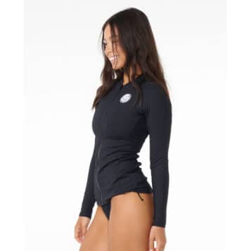 Alternative view of Rip Curl Women's Premium Surf Zip Thru LS UV Black