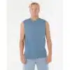 Rip Curl Men's Plain Wash Muscle Bluefin