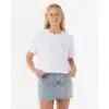 Rip Curl Women's Sunrise Crop Tee White