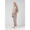 RPM Women's Script Tracky Pant Taupe - Image 2