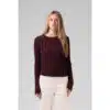 RPM Women's Wide Knit LS - Plum - Image 2