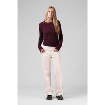 RPM Women's Wide Knit LS - Plum