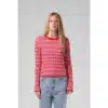 RPM Women's Stripe Knitted LS - Red - Image 2