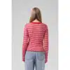RPM Women's Stripe Knitted LS - Red - Image 3