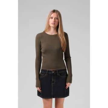 Alternative view of RPM Women's Knitted L/S Olive