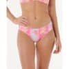 Rip Curl Waikiki Keepsakes Full Coverage Bikini Bottom Pink