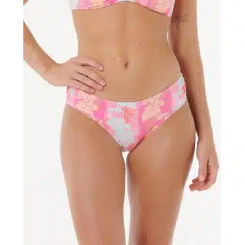 Rip Curl Waikiki Keepsakes Full Coverage Bikini Bottom Pink