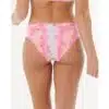 Rip Curl Waikiki Keepsakes Full Coverage Bikini Bottom Pink - Image 3