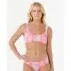 Rip Curl Waikiki Keepsakes DD-E Crop Pink - Image 6