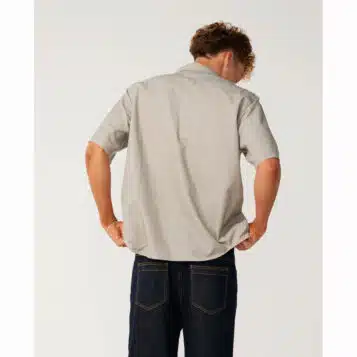 Alternative view of Rip Curl Men's Premium Surf Cord Short Sleeve Shirt Stone
