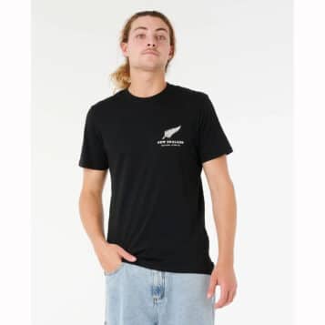 Rip Curl Men's Road Trip Tee New Zealand Black