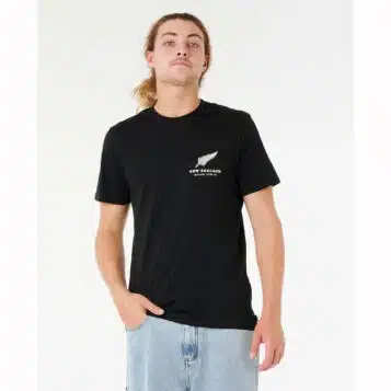 Rip Curl Men's Road Trip Tee New Zealand Black