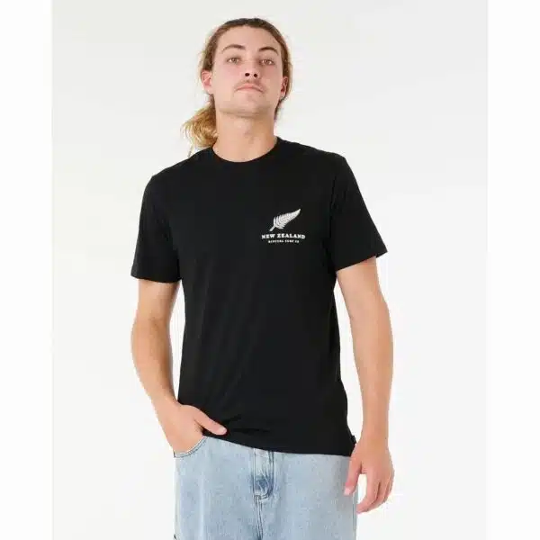 Rip Curl Men's Road Trip Tee New Zealand Black