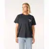 Rip Curl Women's Kiwi Road Trippin Relaxed Tee Washed Black 5 Rip Curl Women's Kiwi Road Trippin Relaxed Tee Washed Black - Image 3