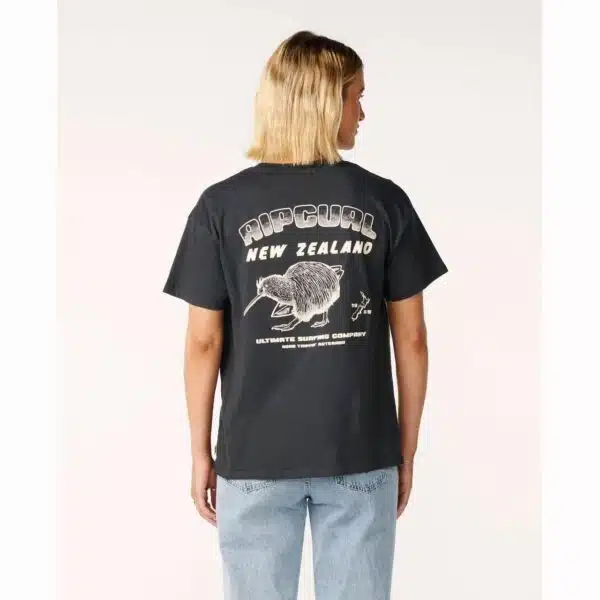 Alternative view of Rip Curl Women's Kiwi Road Trippin Relaxed Tee Washed Black