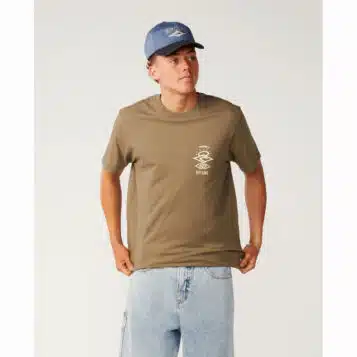 Rip Curl Men's Search Icon Tee Walnut