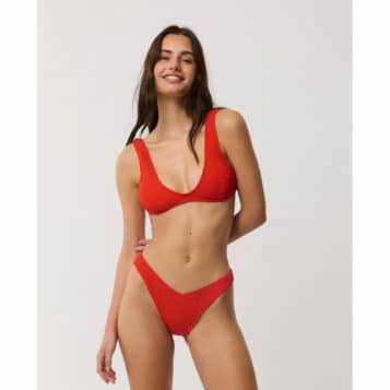 Rip Curl Women's Vibe Surf Bralette Red