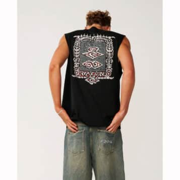 Alternative view of Rip Curl Men's Disorder Boneyards Muscle Black