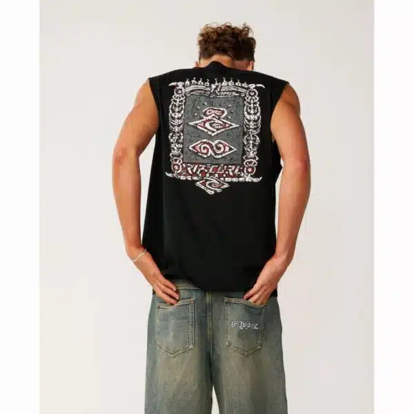 Alternative view of Rip Curl Men's Disorder Boneyards Muscle Black