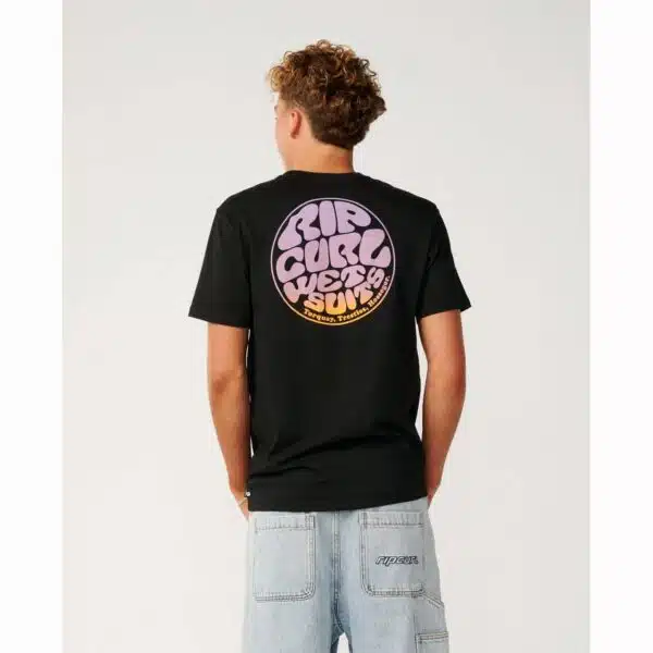 Alternative view of Rip Curl Men's Wettie Passage Icon Tee  Black
