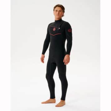Rip Curl Men's 3/2mm F-Bomb Fusion Chest Zip Black
