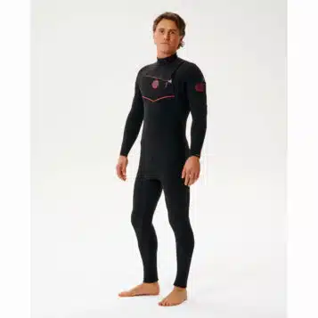 Rip Curl Men's 3/2mm F-Bomb Fusion Chest Zip Black