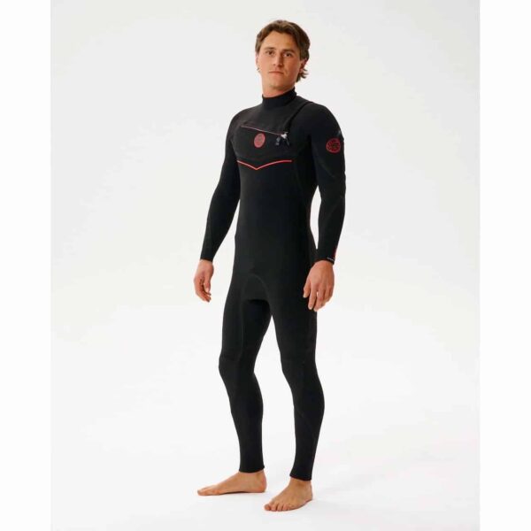 Rip Curl Men's 3/2mm F-Bomb Fusion Chest Zip Black