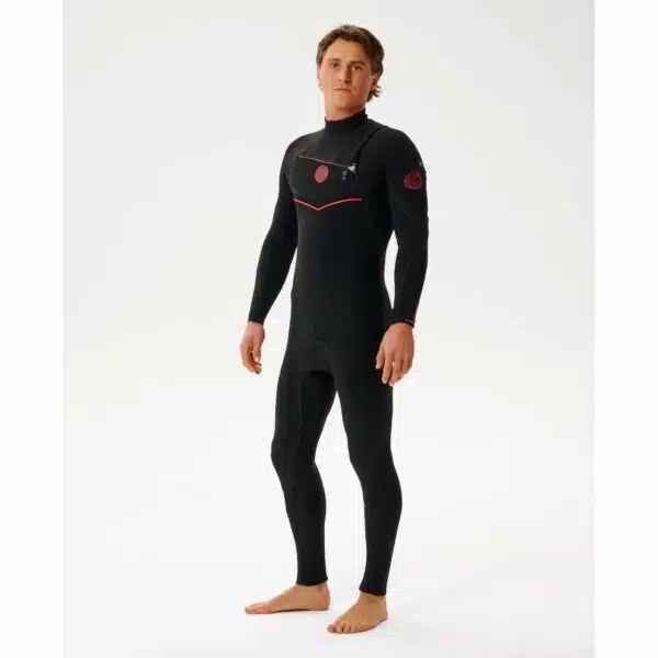 Rip Curl Men's 3/2mm F-Bomb Fusion Chest Zip Black
